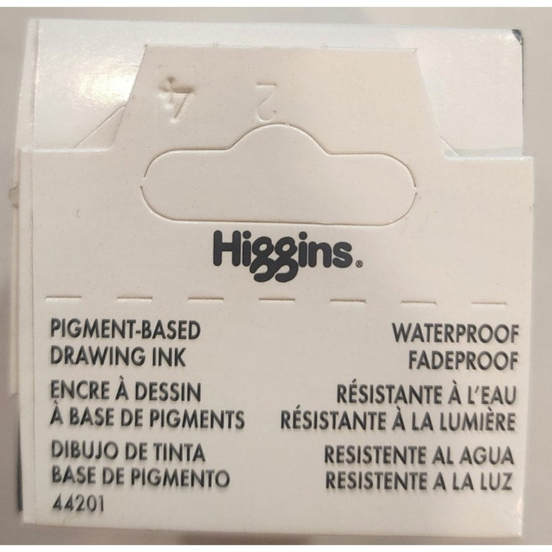 Lot of 3 - Higgins Pigment Based Drawing Ink Black India 1 oz. NIB FREE SHIP