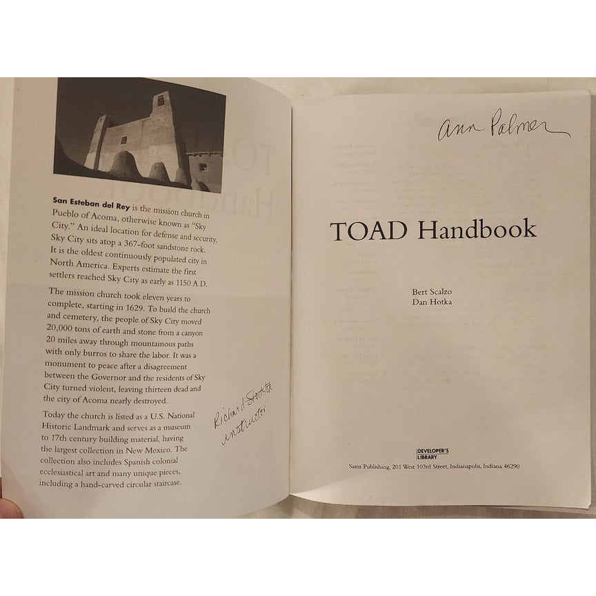 TOAD Handbook by Scalzo & Hotka Oracle Database Guide