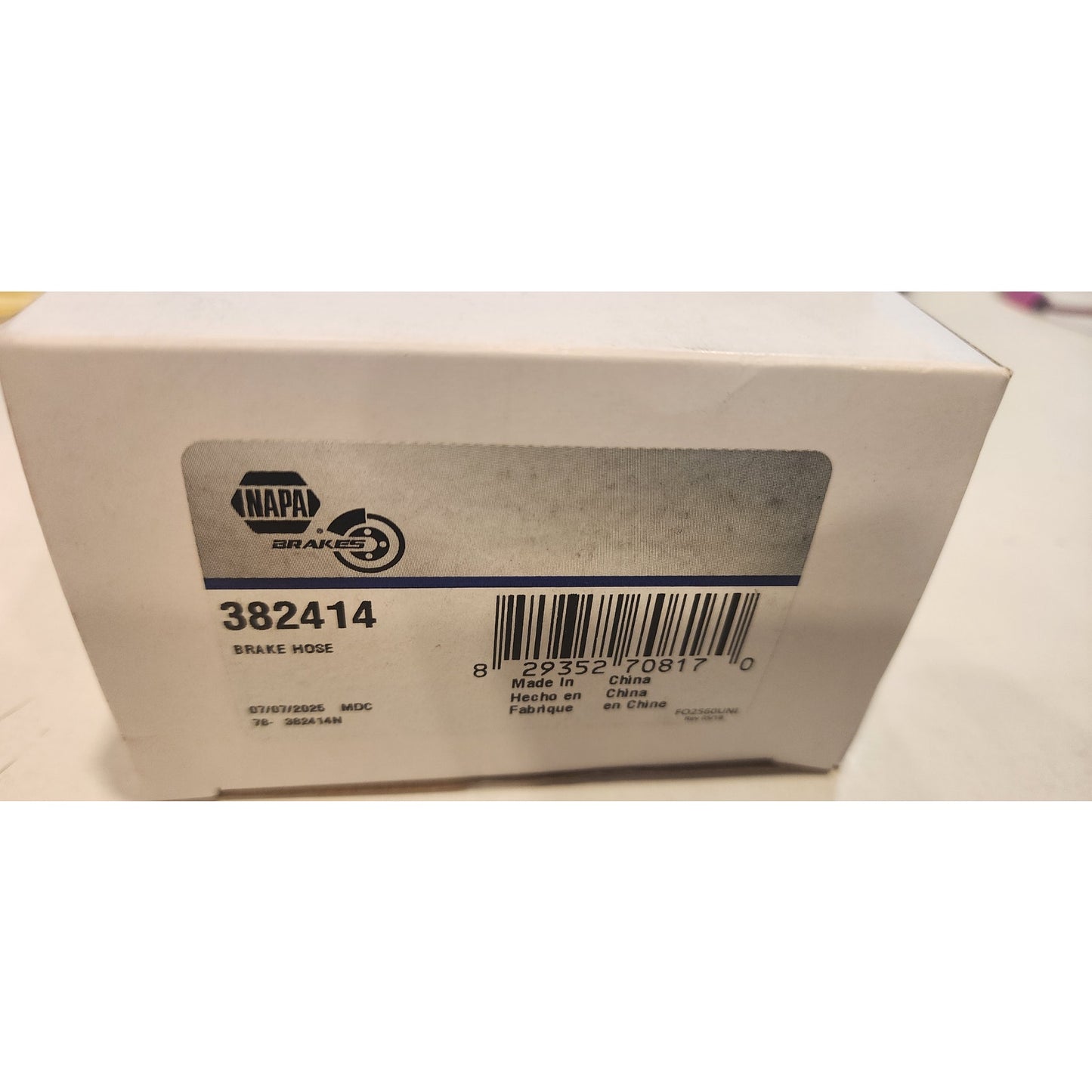 Ultra Premium Brake Hose - 382414 - 25.6 In - Napa - New in Box