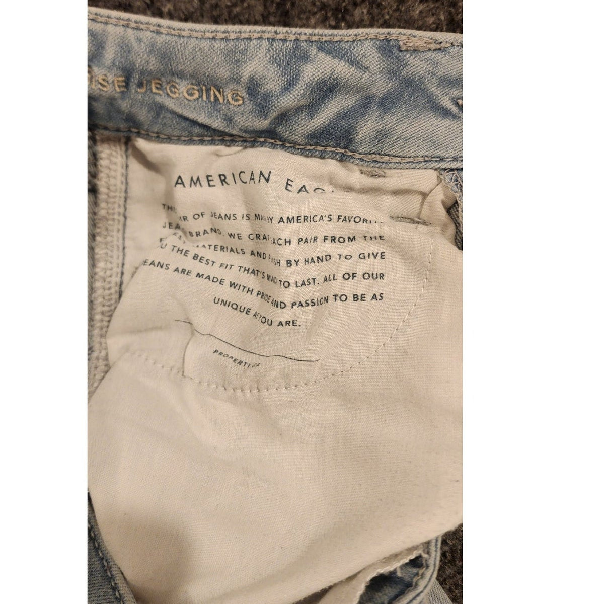 American Eagle Outfitters Girls Size 2 Light Blue Denim Pants Jeans