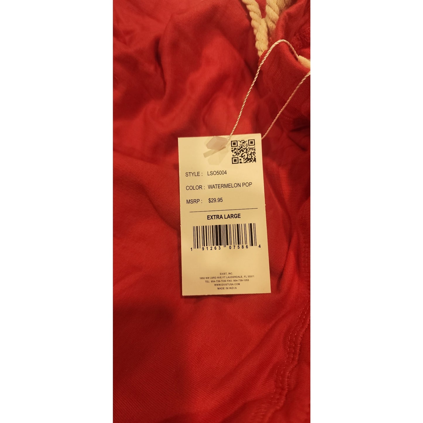 NWT Southern Spirit Shorts "XL" Watermelon Pop Pink Loungewear - FREE SHIP