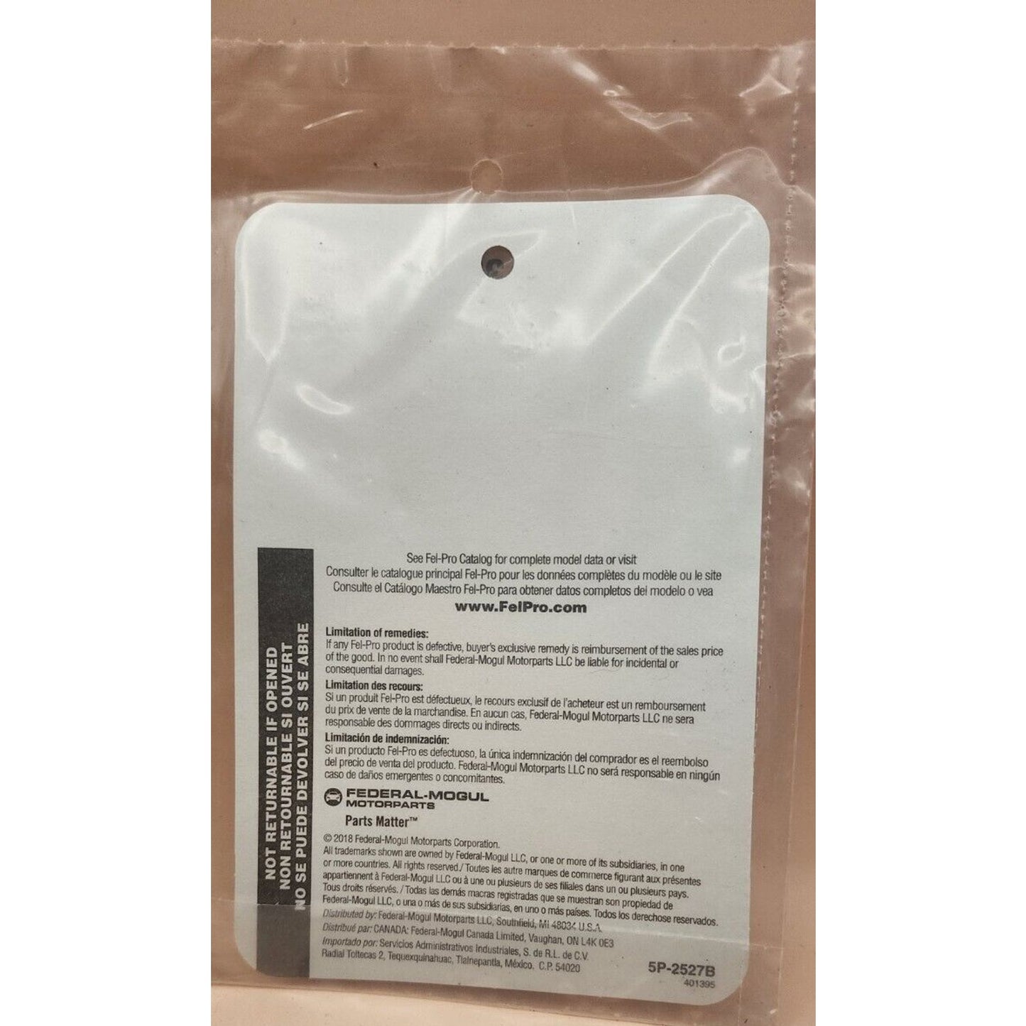 Fel-Pro - Engine Water Pump Gasket - 30060 - Chev GMC Trk, V8 -