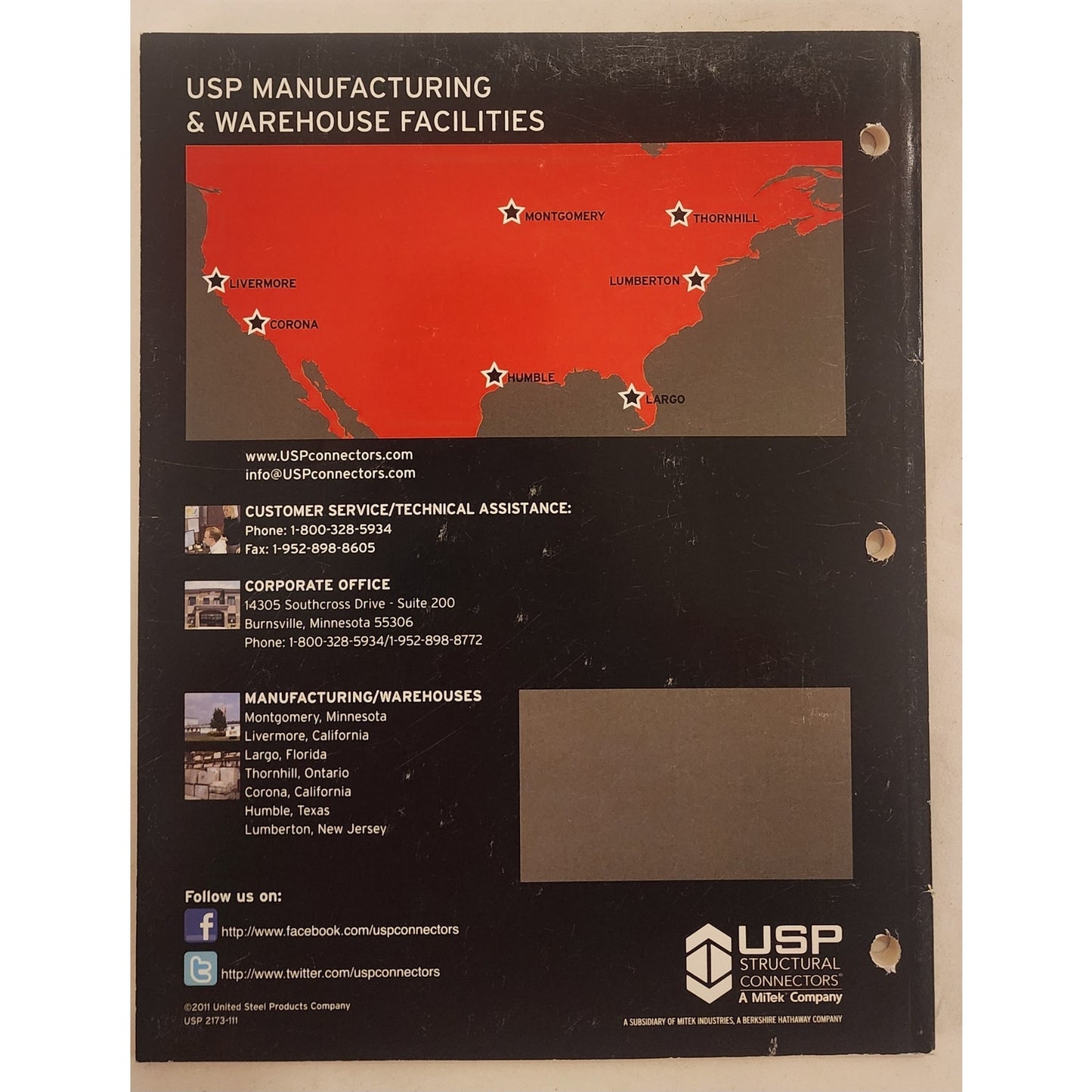 USP Structural Connectors Design Manual & Product Catalog 56th Edition MiTek