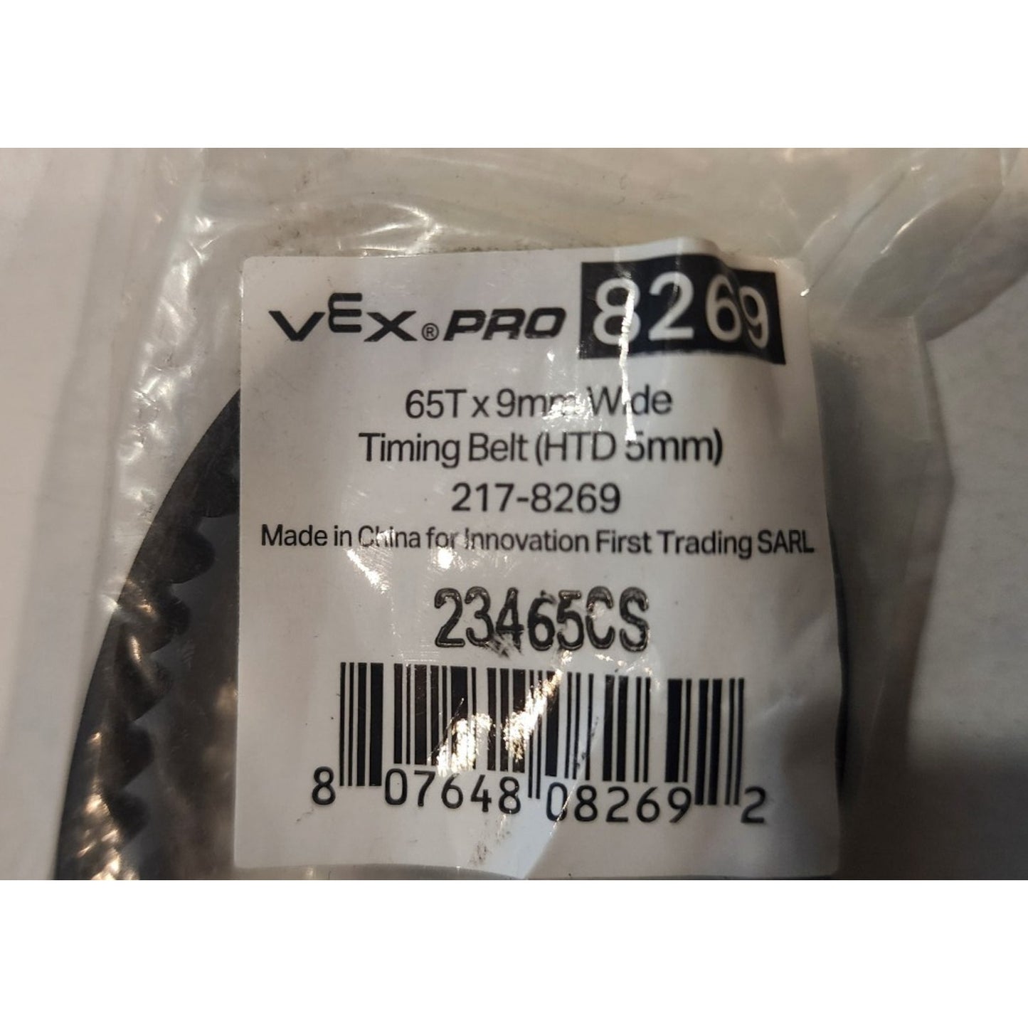 VEX PRO Robotics - 8269 - Timing Belt (HTD 5mm) -65Tx9mm Wide -217-8269 -23465CS