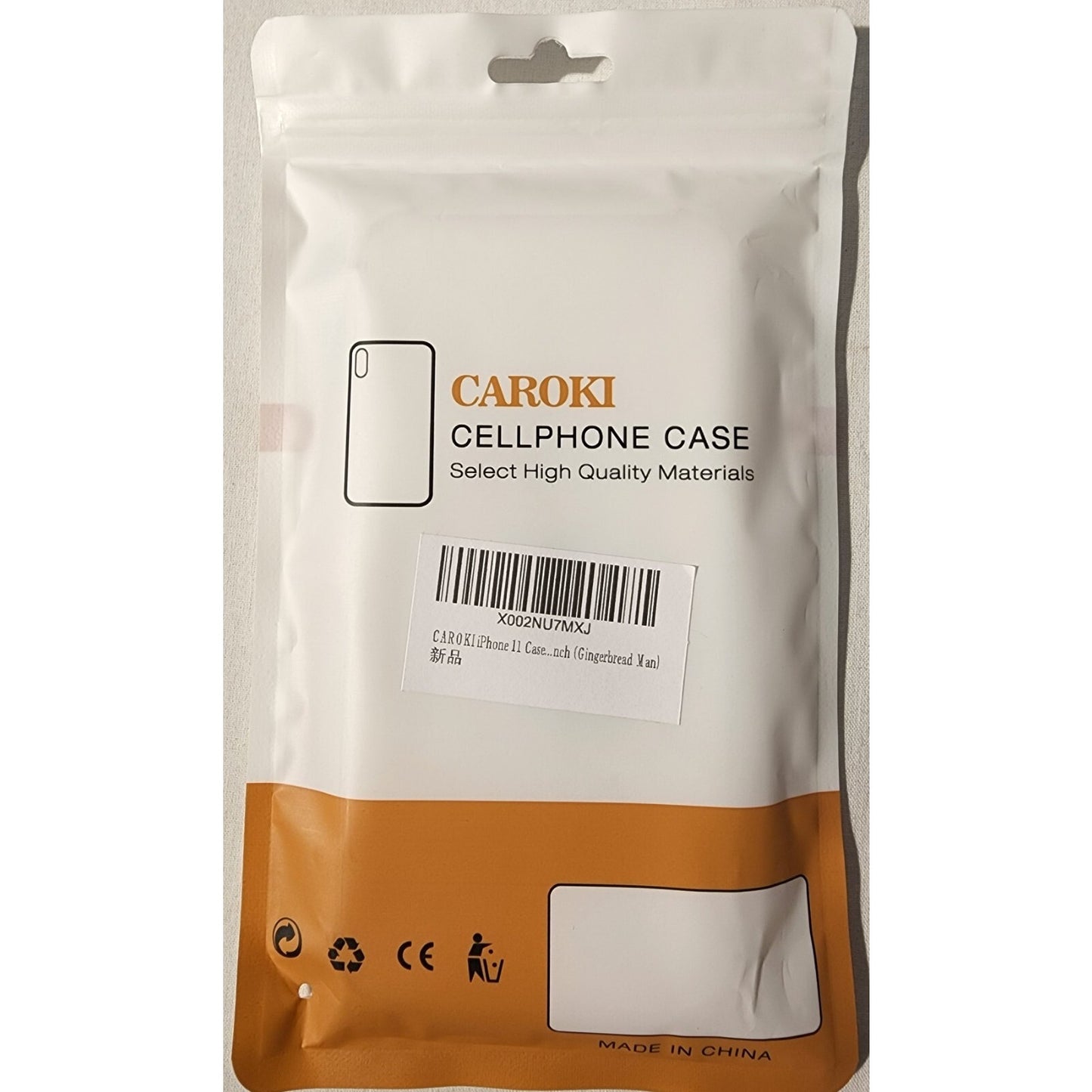 CAROKI - Gingerbread Man - Christmas - Cellphone Case - iPhone 11 - Focus On