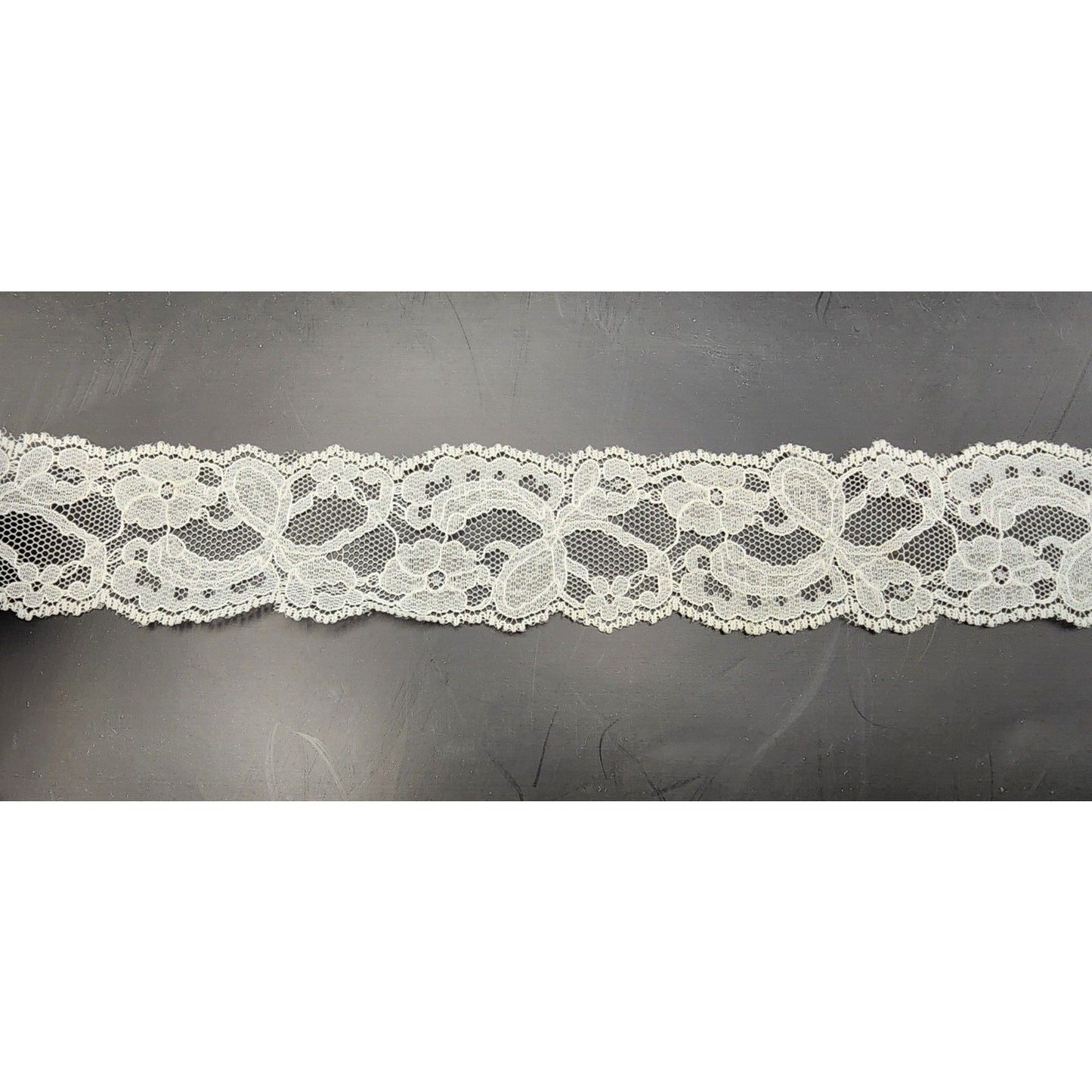 10 Yards - 1-1/8" 1-5/8" Lace Scallop Trim Ribbon