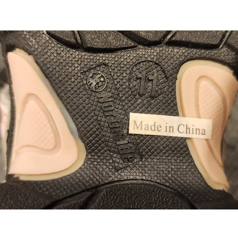 Northside Kids Girls Size 11 Pink Gray Closed Toe Heel Strap Sandal NWT