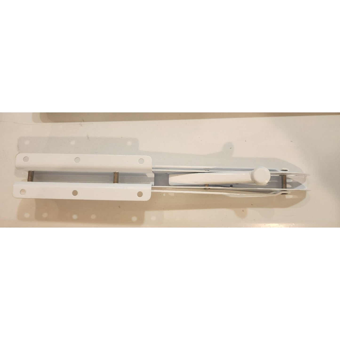 Set of 2 - Folding Shelf Bracket - Bench Table Wall Mounted - Heavy Duty - white