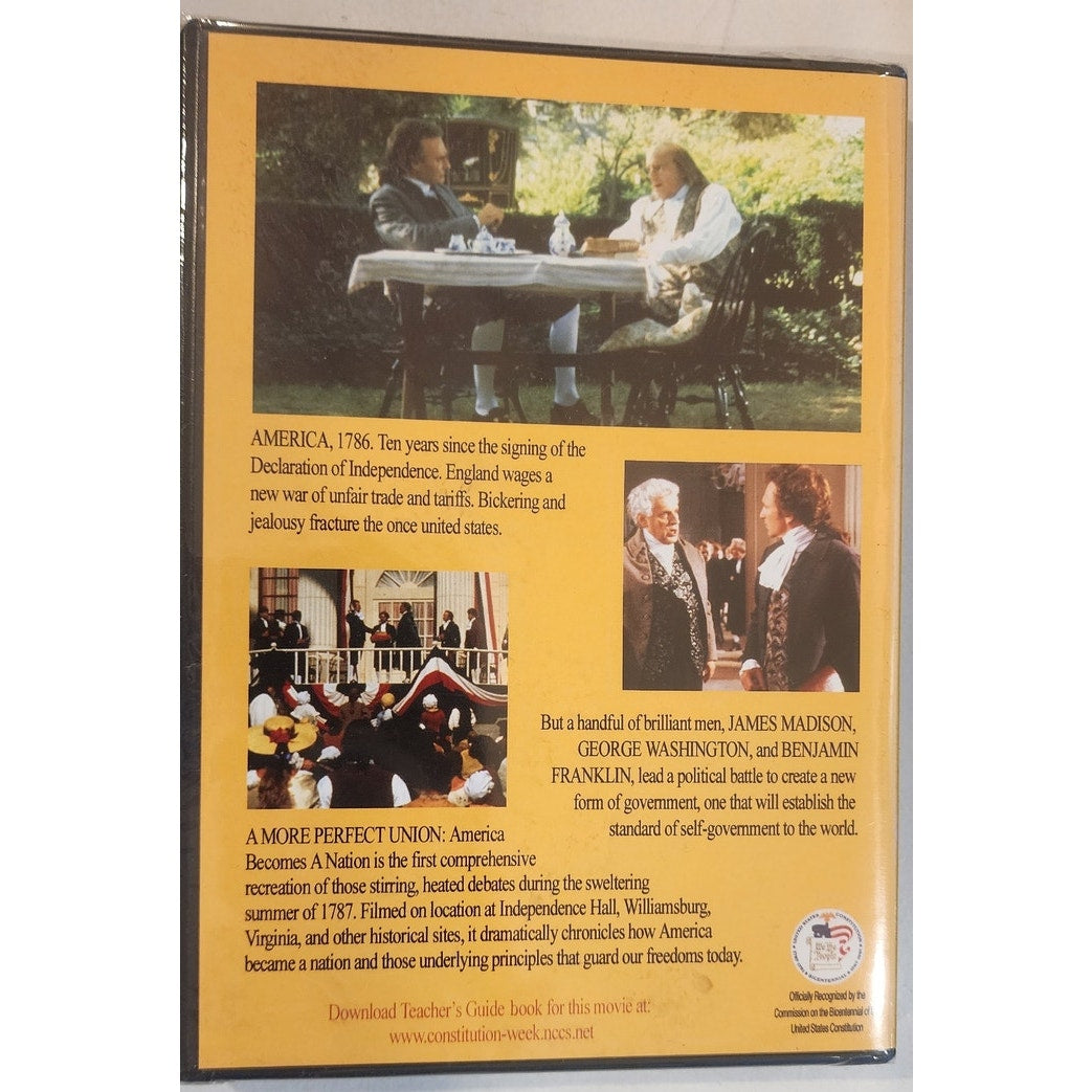 A More Perfect Union America Becomes a Nation DVD Educational Version New Sealed