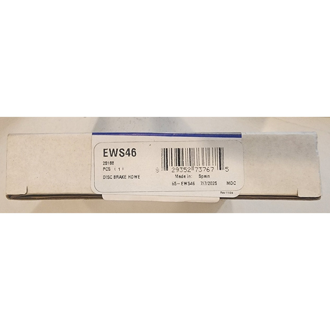 Brake Pad Electronic Wear Sensor - EWS46 Napa - 829352737675 - Front - Mercedes