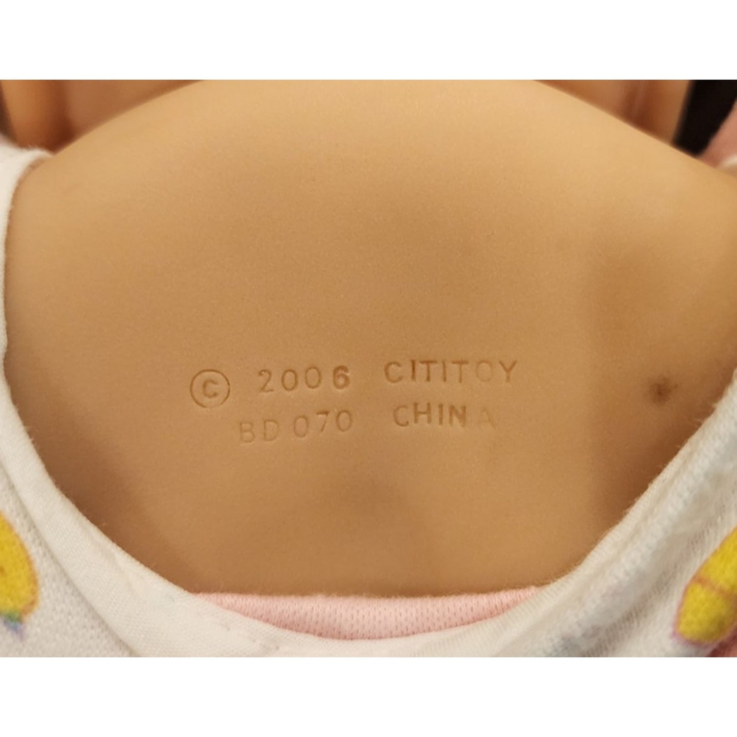 Cititoy - 2006 - baby doll - 13" - learn to dress up - soft doll -BD065