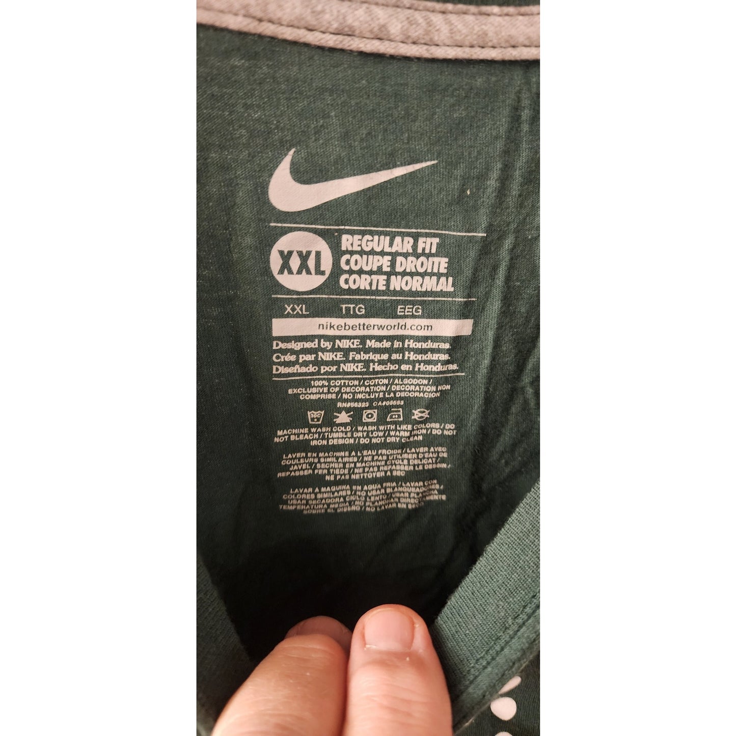 Nike Go Like Hell T‑Shirt XXL Green Graphic Tee Good Shape