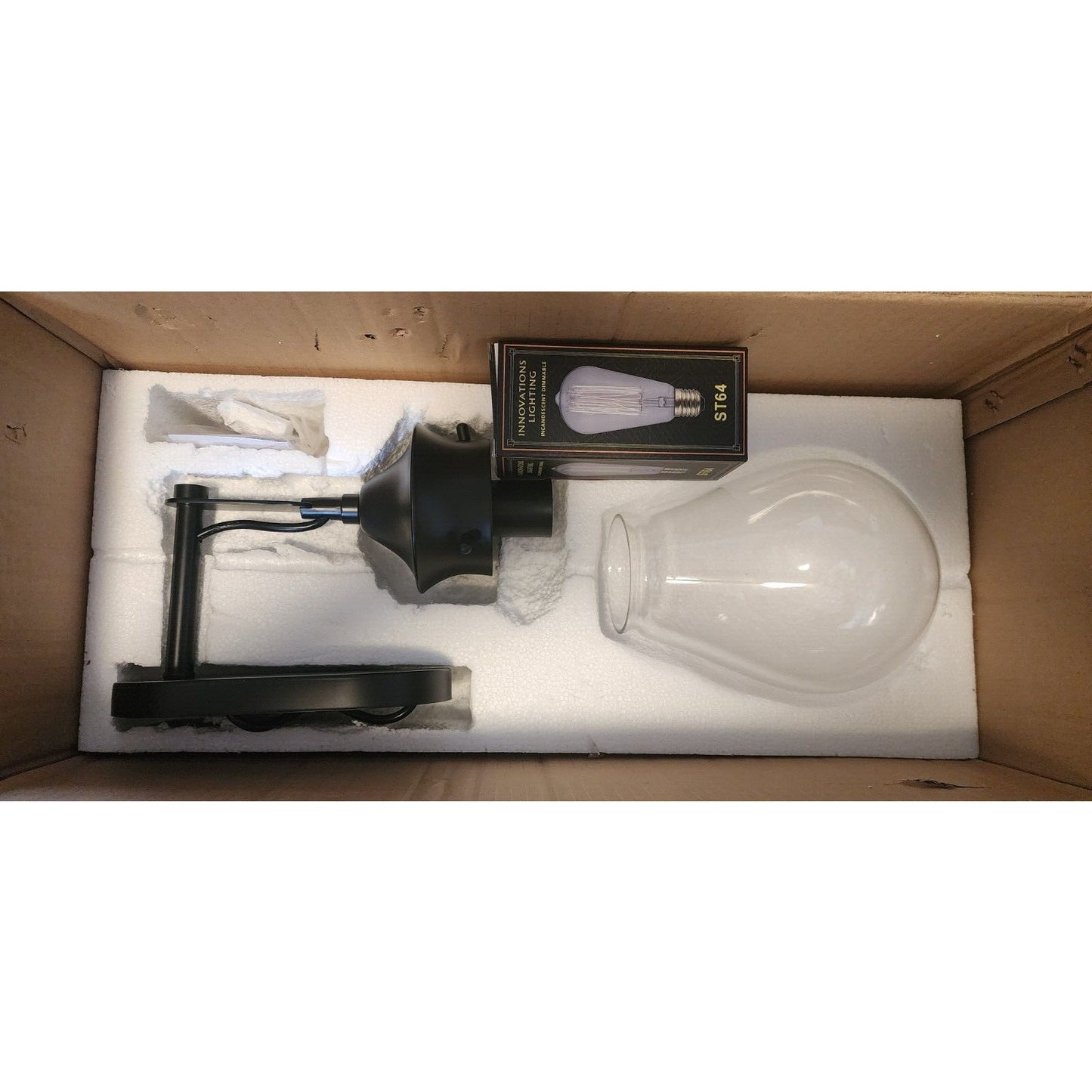 Innovations Lighting - 6 inch - Matte Black - Bath Vanity Light - 414-1W-BK-6CL