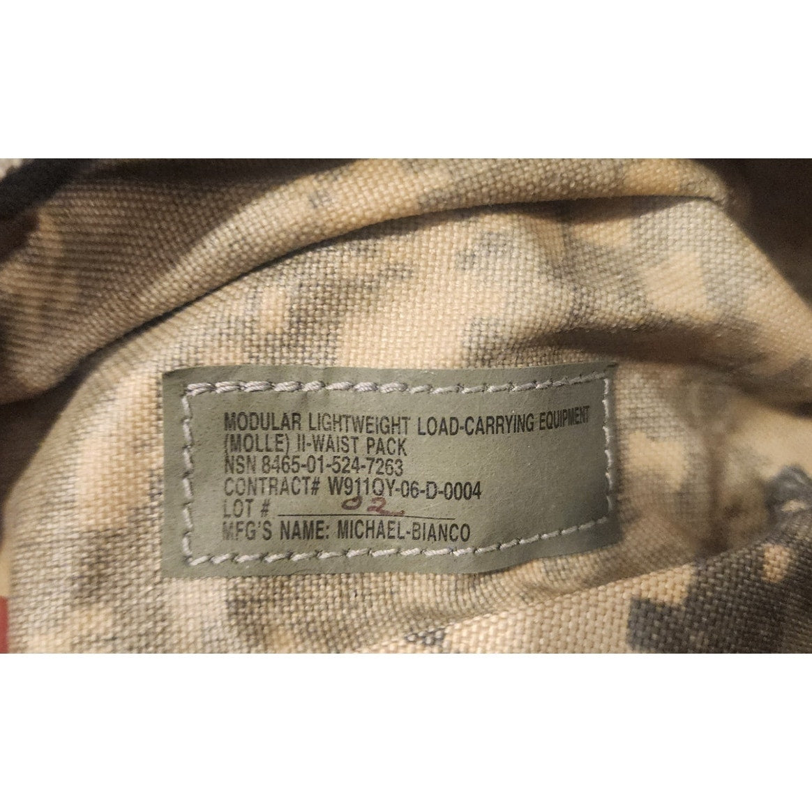 US Military ACU MOLLE Waist Pack / Butt Pack – Utility Pouch – USGI