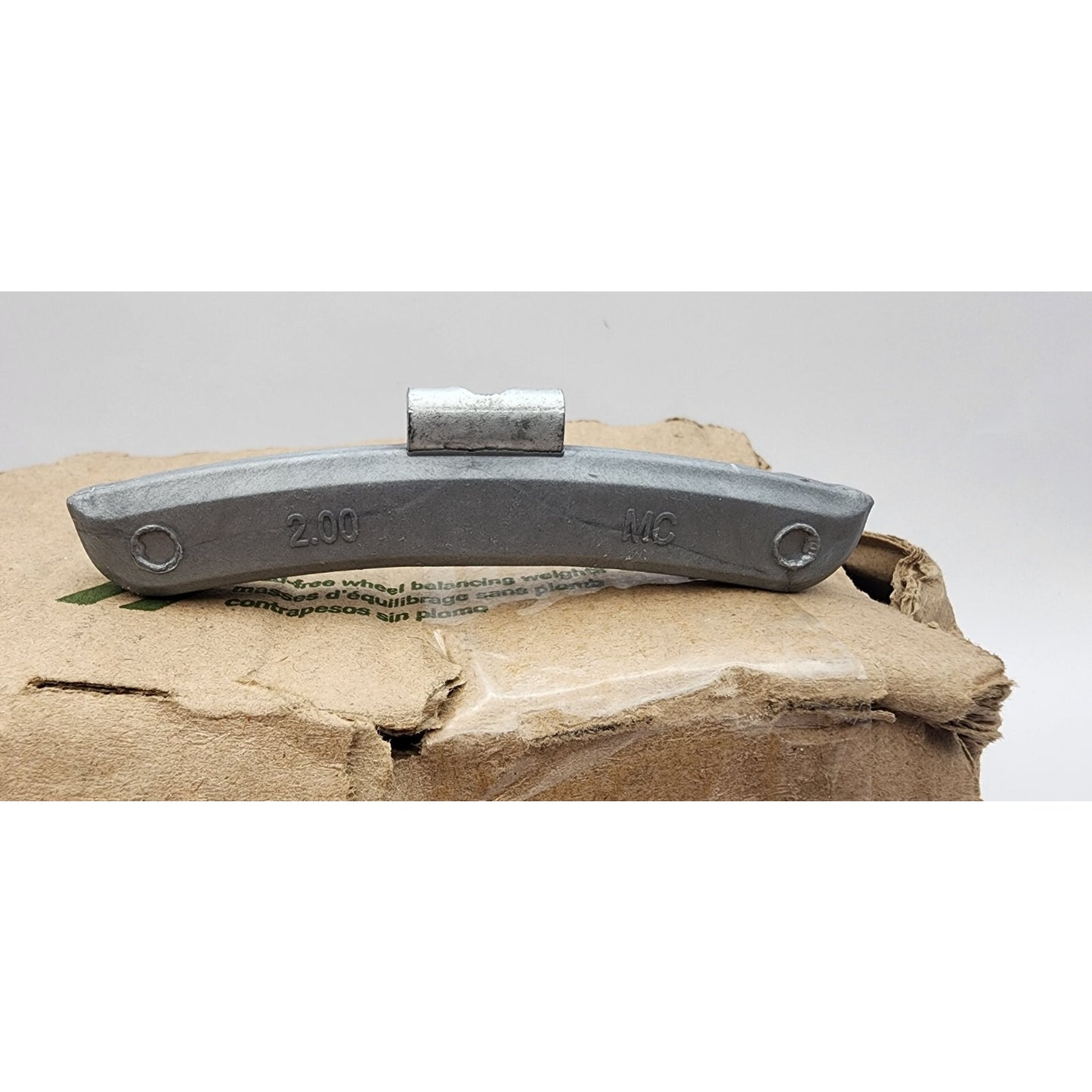 Plasteel Clip On - 2 oz - wheel weights box pof 25 lead free - MCPS-2.00