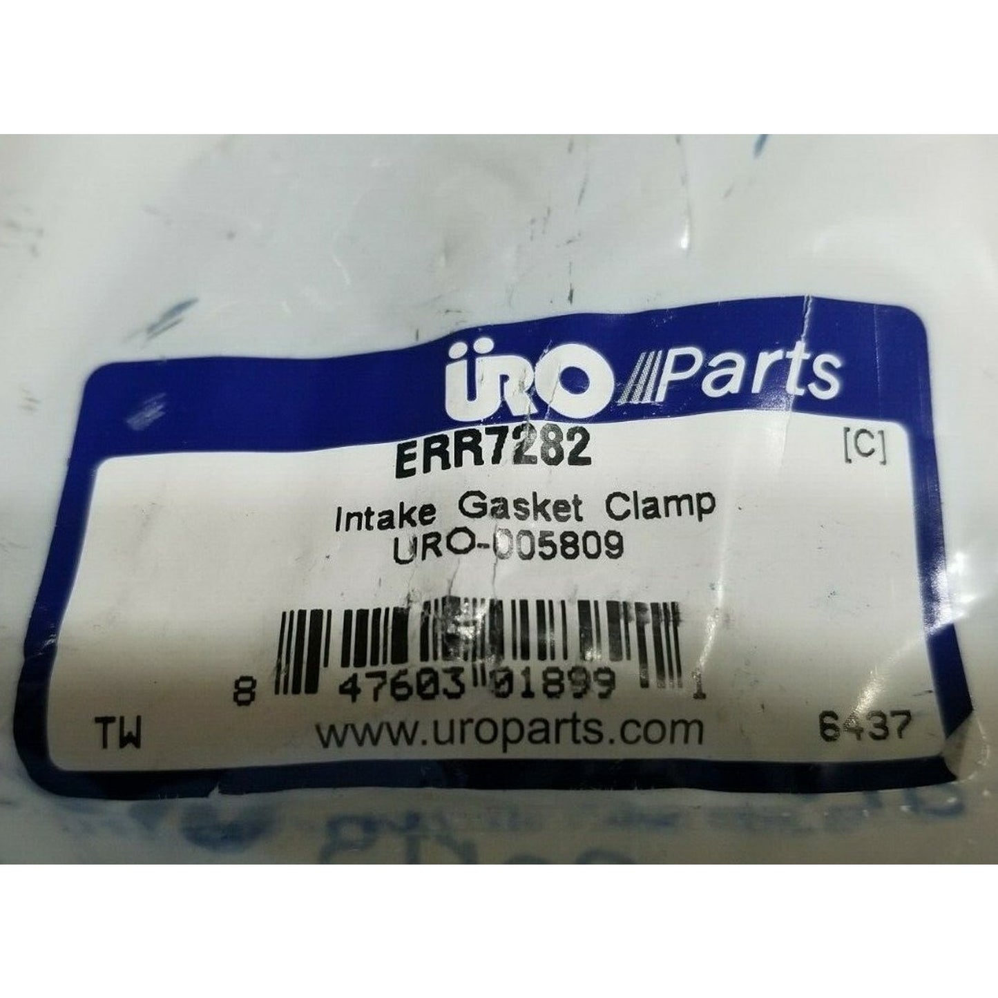 Engine Intake Manifold Gasket Clamp - URO Parts ERR7282 - NEW in sealed package