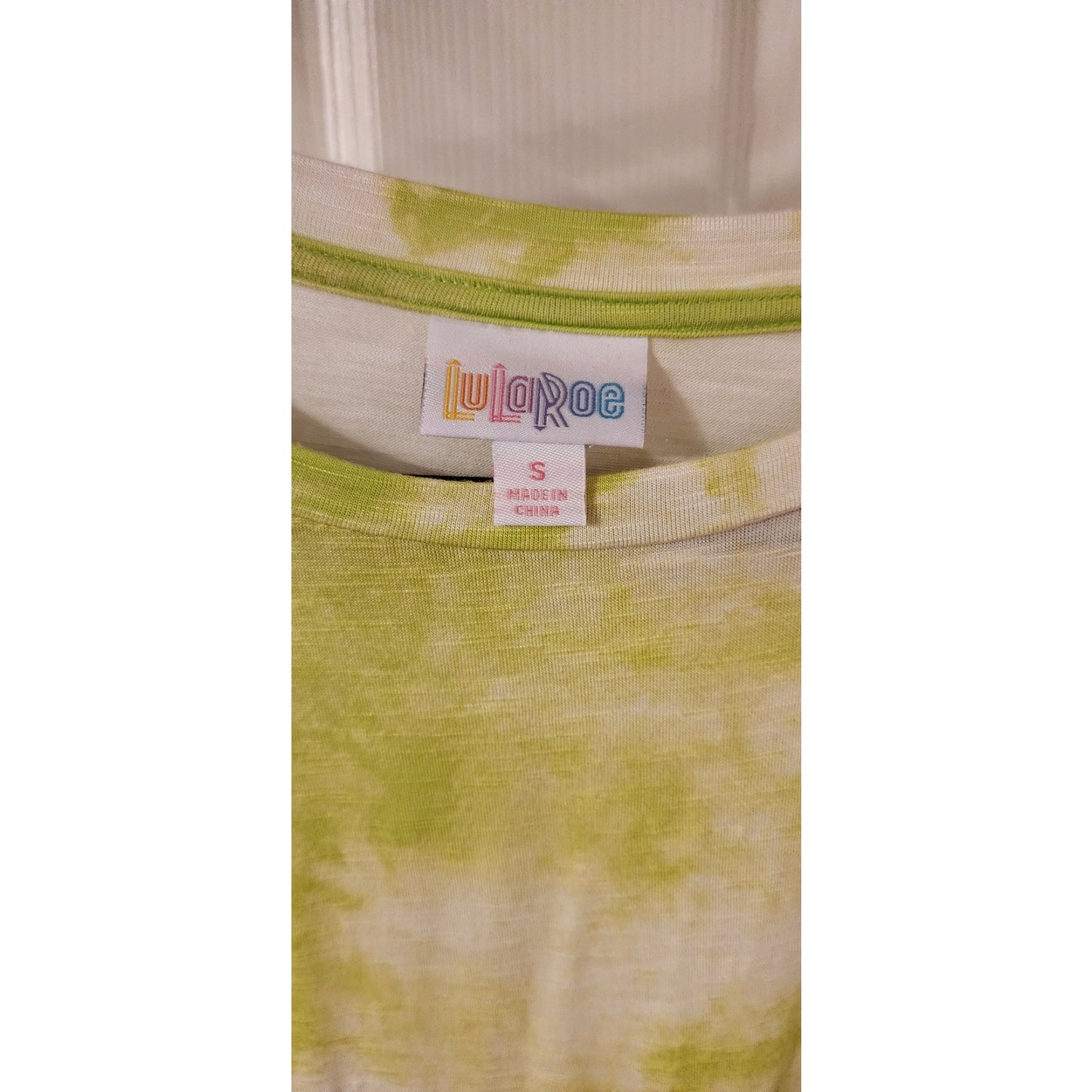 LuLaRoe - S - Green and White - New - cute