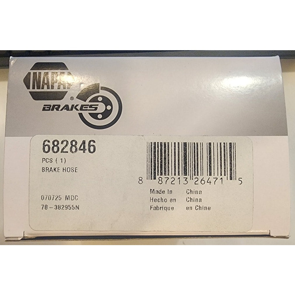 Napa Brand - Brake Hose - 682846 - Ford F150 1/2 Ton - Pickup: 2009 - 2011 - FL