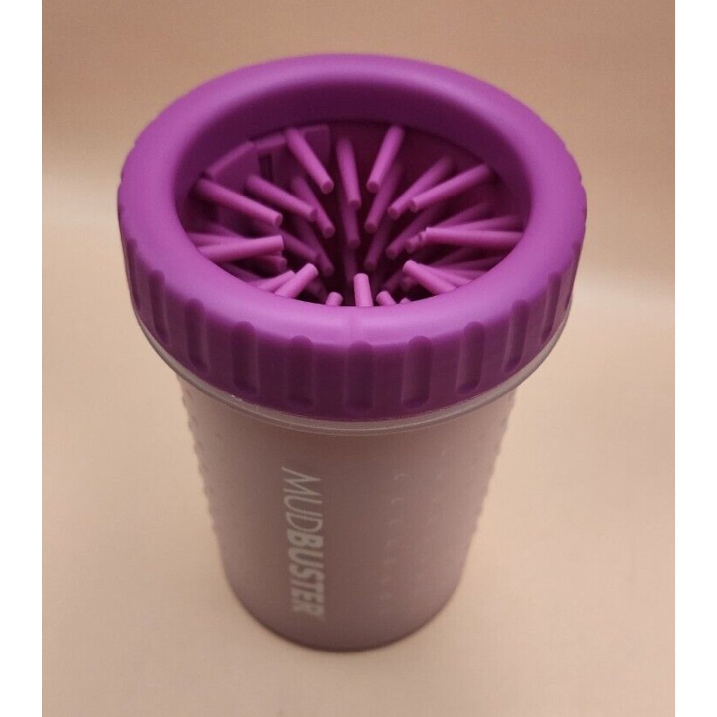 Dexas - MudBuster - Portable Dog Paw Washer W/Soft Silicone Bristles - Purple