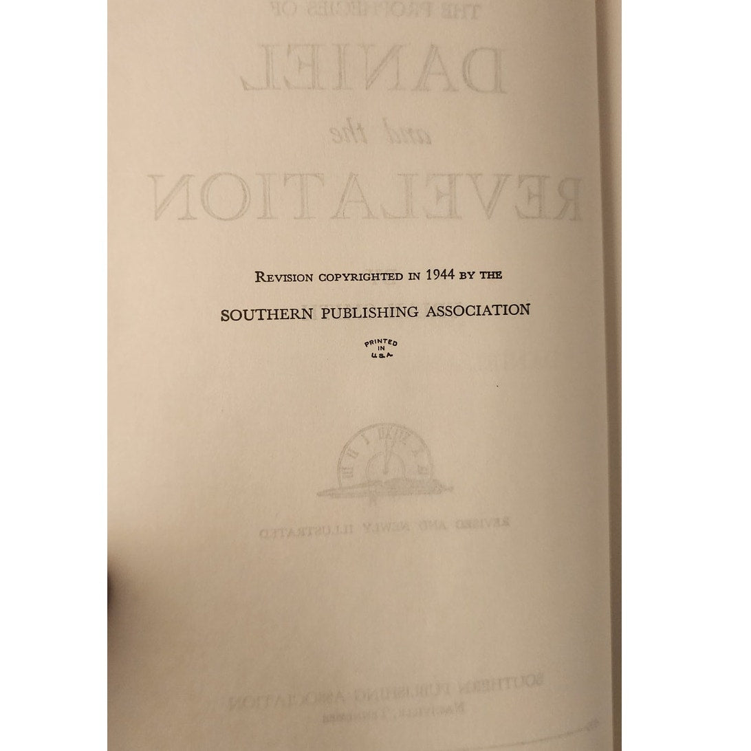 Daniel and the Revelation 1944 Revised Edition Uriah Smith Hardcover Vintage