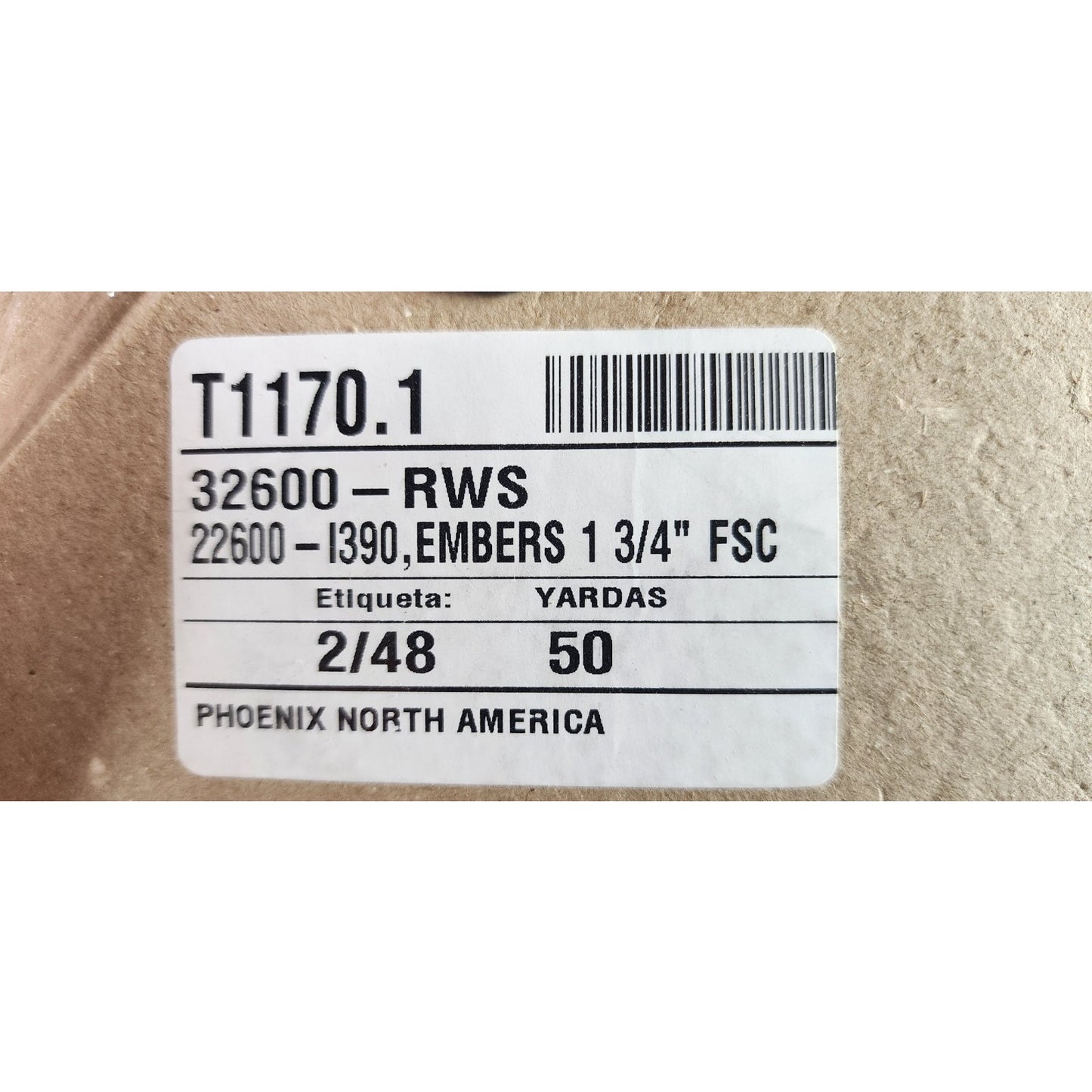 50 Yards - BRUSH FRINGE TRIM- 1.75" wide, Nice Earthy "EMBERS" Colors- New Spool