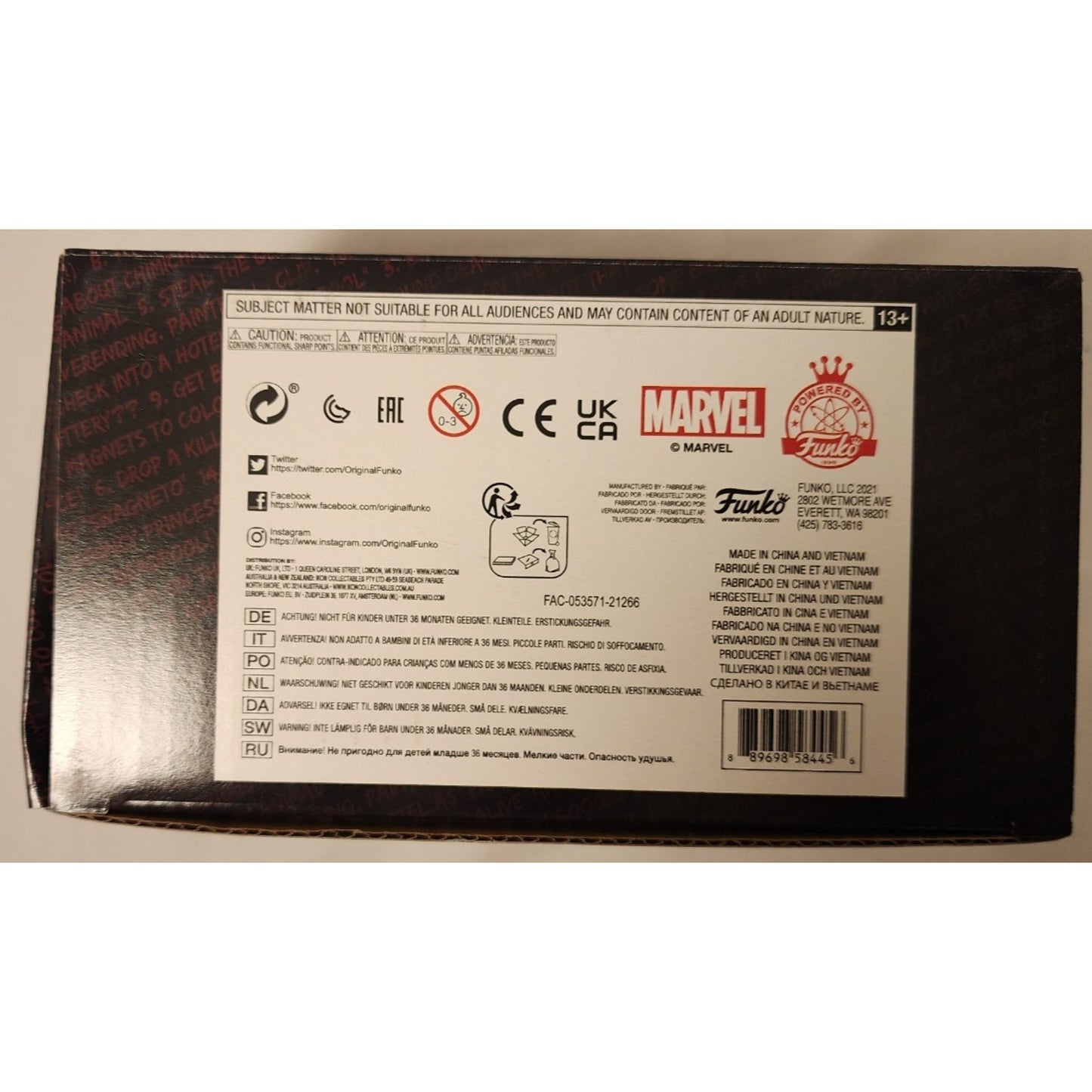 Funko - Marvel - Deadpool - Bucket List - Mystery Box - 5pcs - New