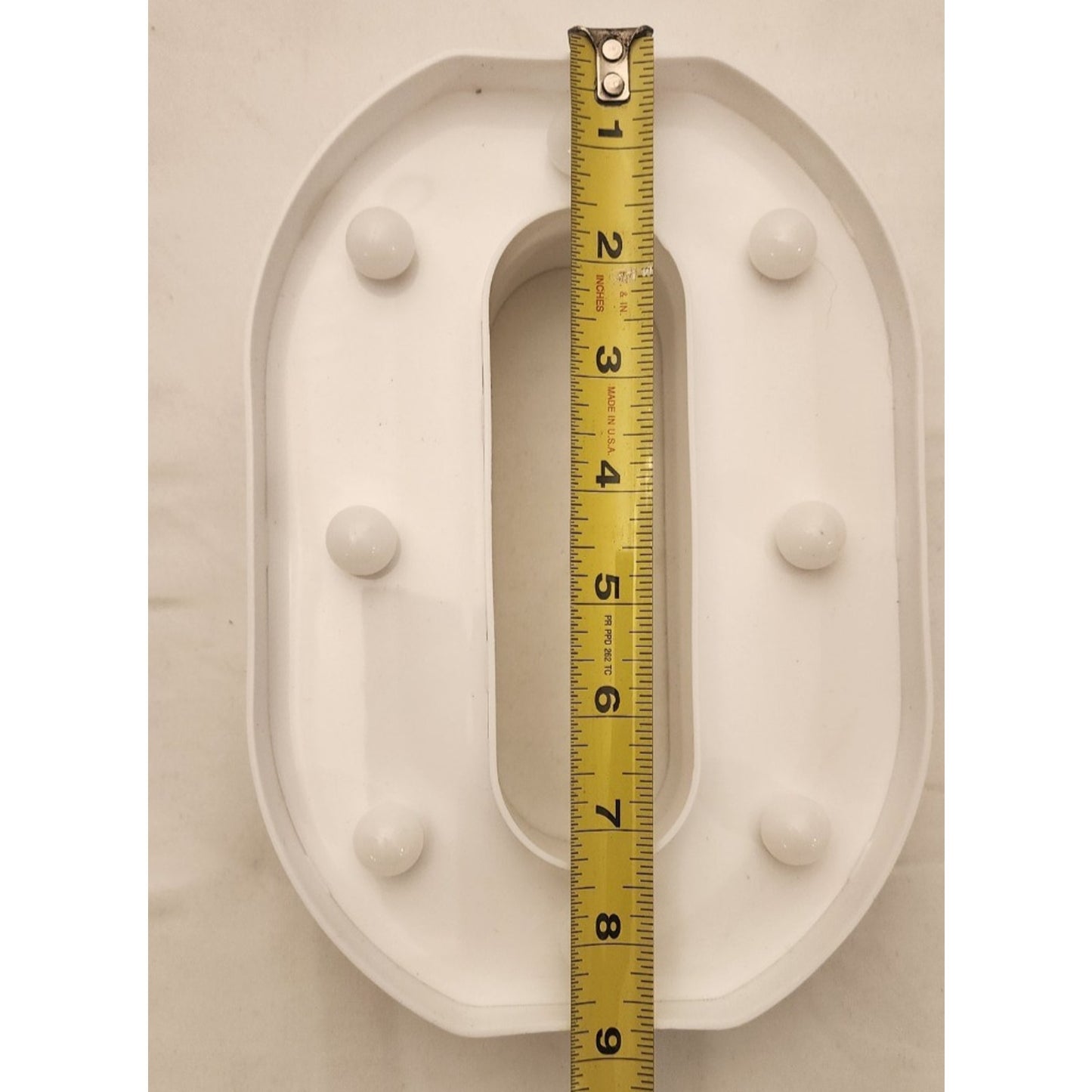 Pooqla - 10th Birthday or Anniversary Decoration- light up Number 10- White