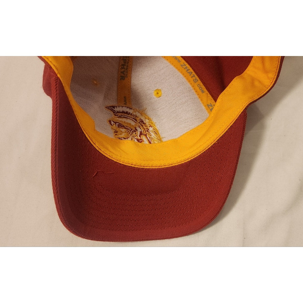Zephyr USC Trojans Fitted Hat Size 7 5/8 Maroon Gold NCAA Cap