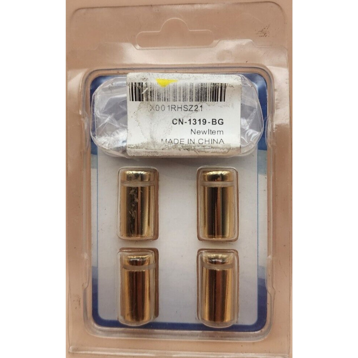 Sign Standoffs, 3/4" - Gold Color - Topnike - CN-1319-BG - Pkg of 4