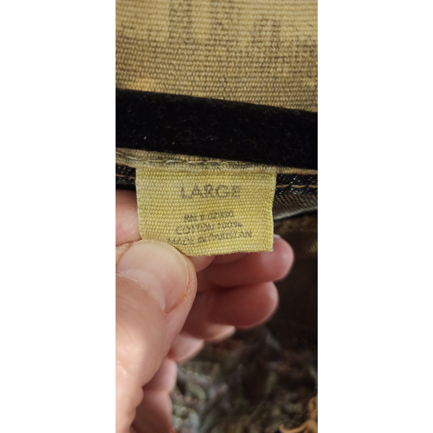 American Themed Jeans Jacket - Smoke Rise - Large