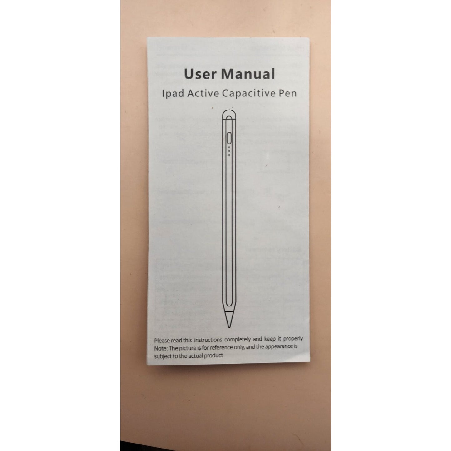 Active Stylus Pen - White - Rechargeable - For use with iPad