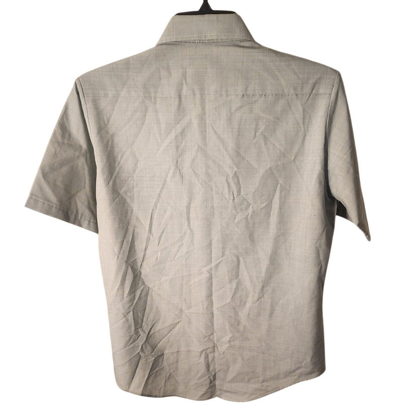 Propper Green Tactical Military Work Shirt Short Sleeve Button Up Size 16