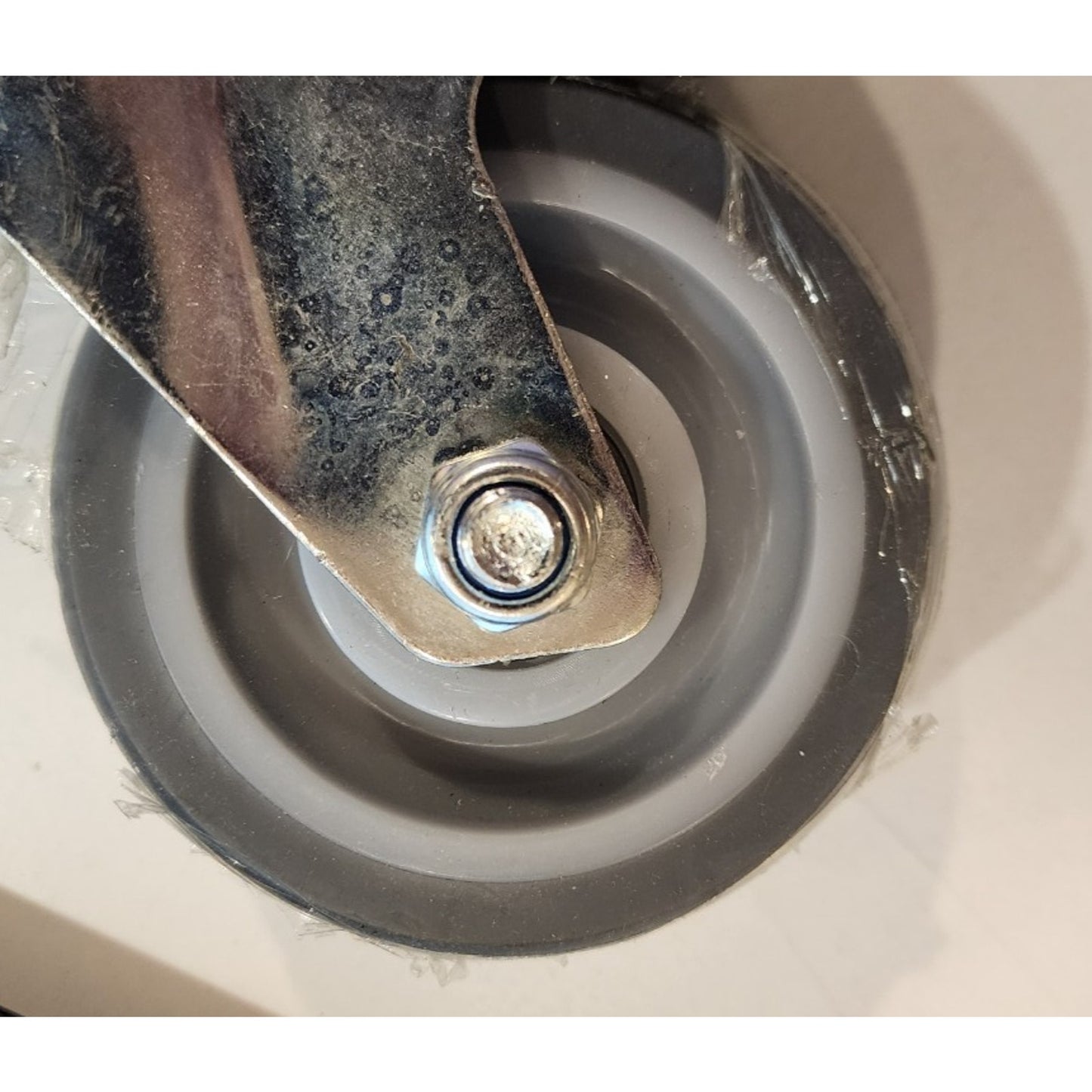 Polyurethane - Swivel Top - Plate Swivel Caster - 4" Gray Wheel -