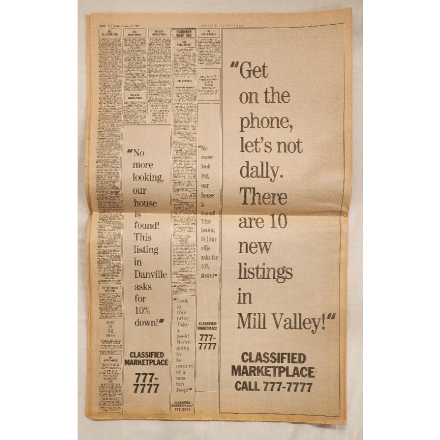 OCT. 19, 1989 - SAN FRANCISCO EXAMINER - "EARTHQUAKE EXTRA" - THE DAY AFTER