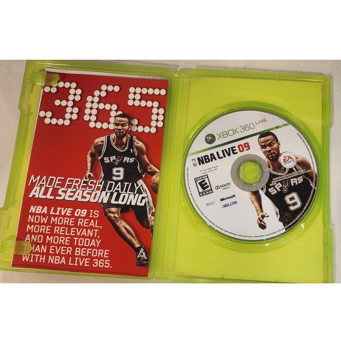 NBA Live 08 Xbox 360 Game Used Good Condition Tested Complete No Major Scratches