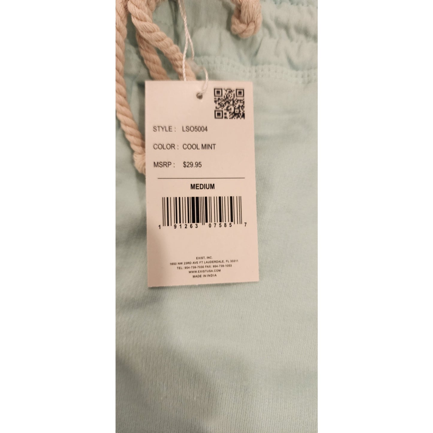 NWT Southern Spirit Cool Mint Smocked Lounge Shorts - Women's Size Medium