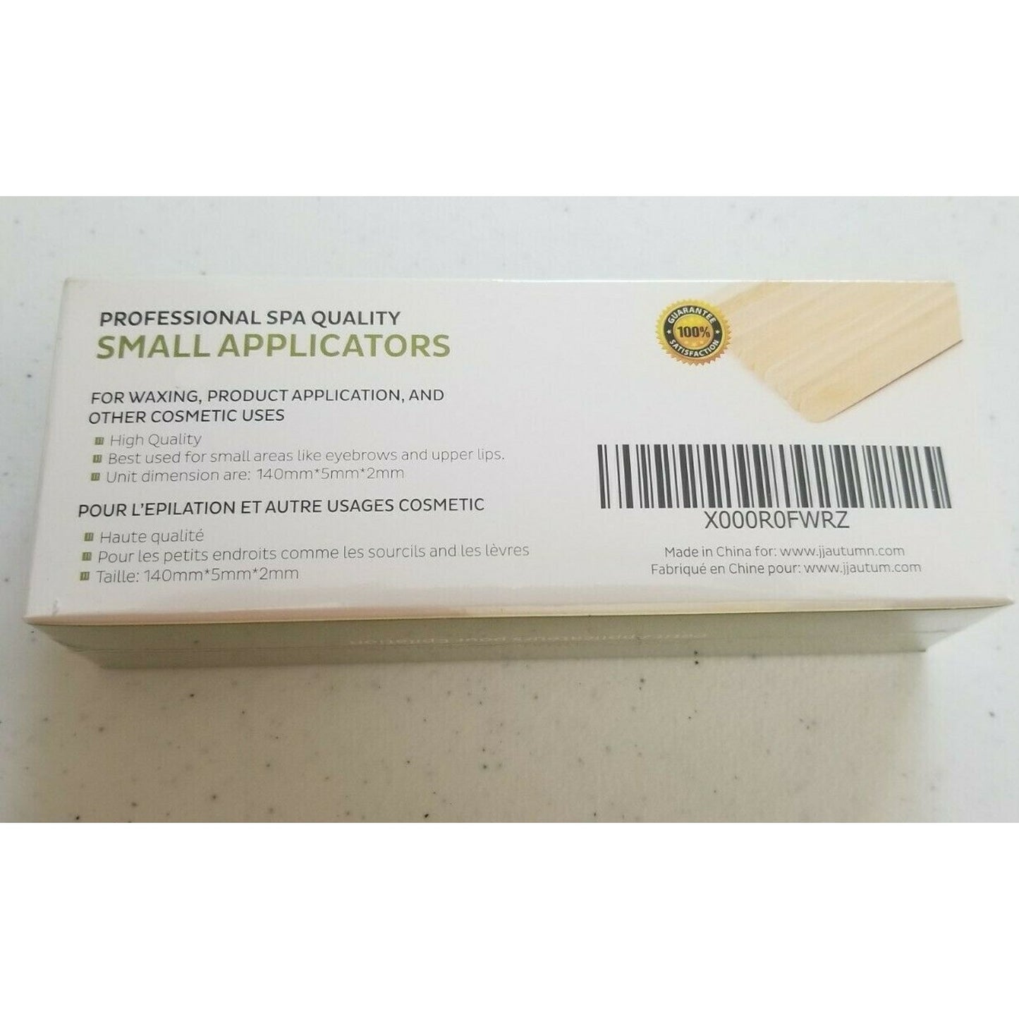 11 Boxes -JJ Autumn Professional Spa Quality -Small Applicators - Hair Removal