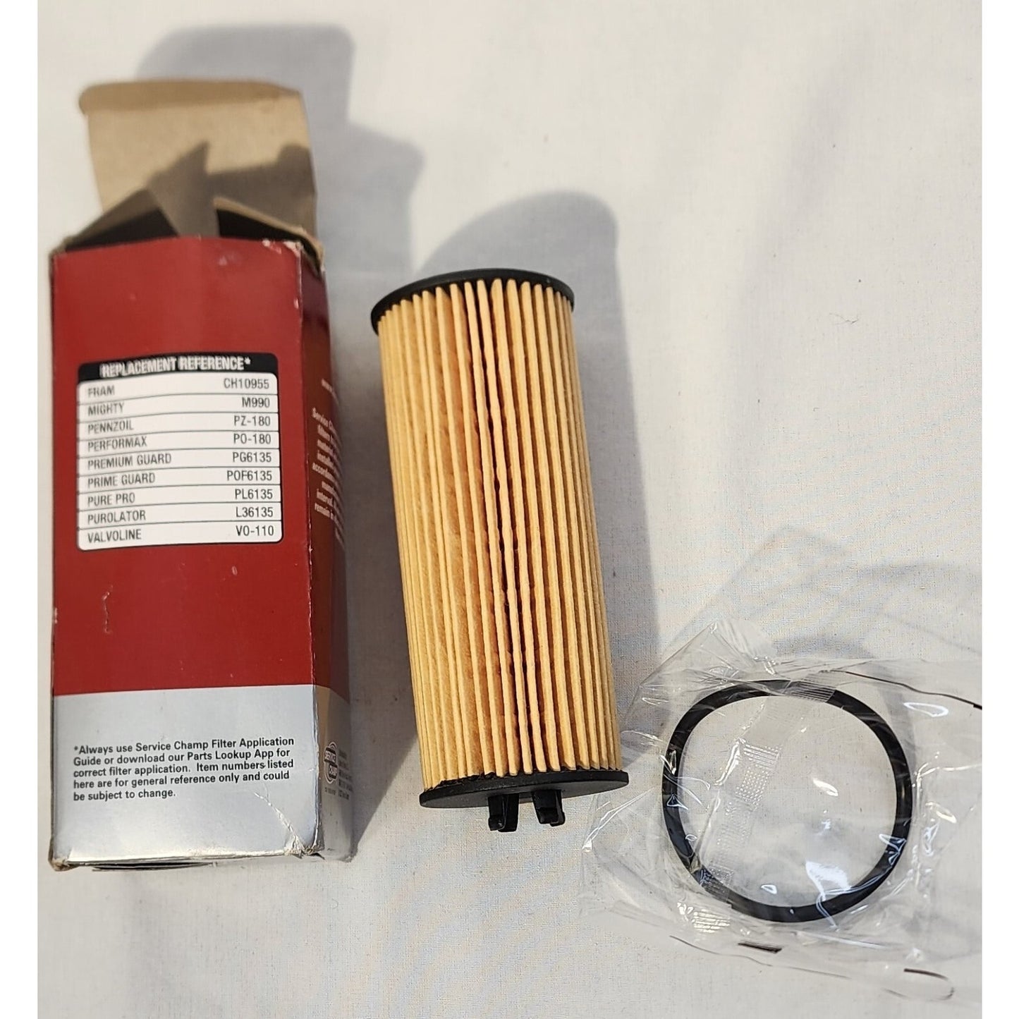 Two (2 - )Service Champ Oil Filters - CF6135 -Chrysler 2012-13, 3.6L engine. NEW