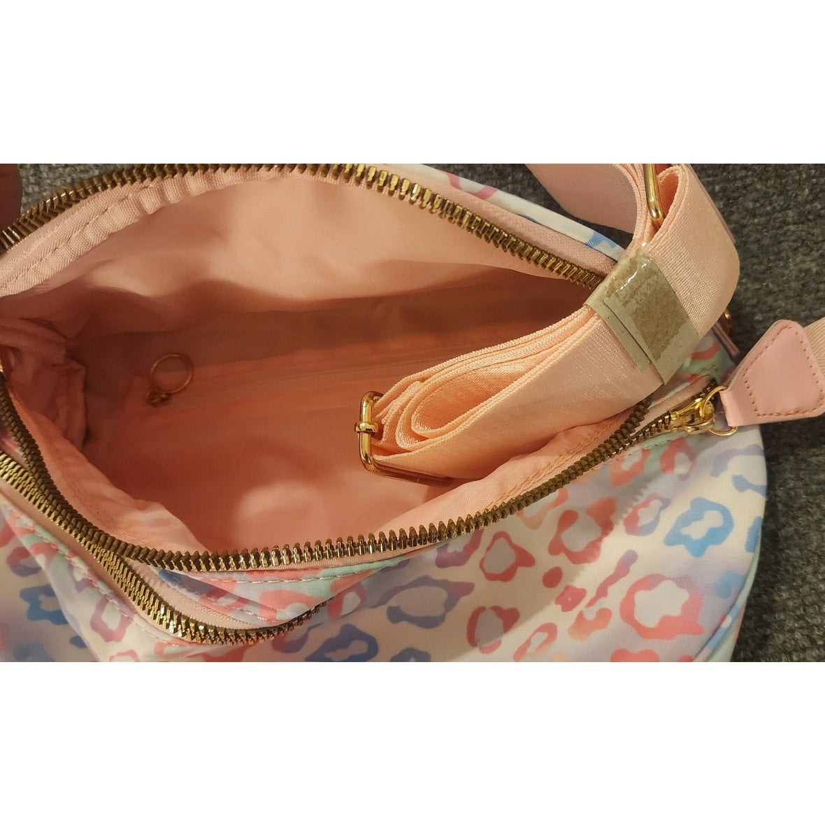 New EMMAFY Belt Bag Bum Bag Abstract Geometric Pattern Pouch Set