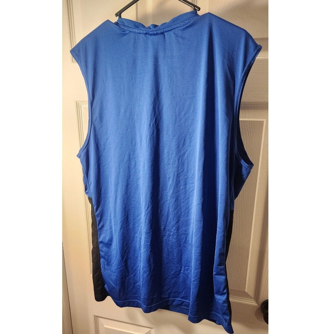 Nike Dri-Fit Sleeveless Training Shirt Tank Top Blue Black Men's Size XXL