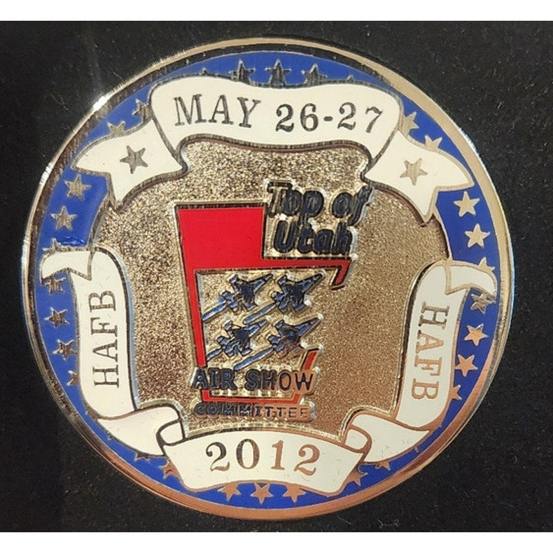 2012 Hill AFB Warriors Over the Wasatch Air Show Challenge Coin & Pin Set Utah