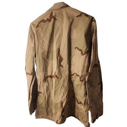 US Army Desert Camo Coat Medium‑Long – 3‑Color DBDU – Good Condition