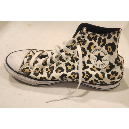 Converse Chuck Taylor All Star Leopard Print High Top Sneakers Womens 11 Mens 9