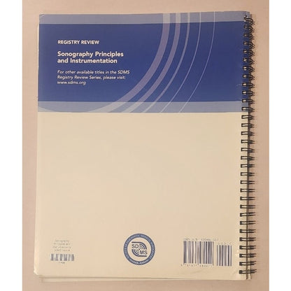 Registry Review: Sonography Principles & Instrumentation – SDMS – Spiral‑Bound