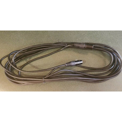 Microphone cable, black, 25' , Male to Female.