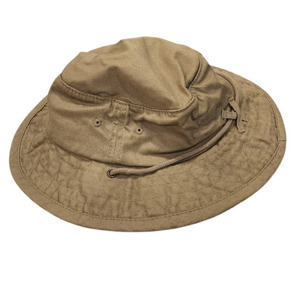 NWT DPC Dorfman Pacific Co Mens Khaki Cotton Bucket Hat Fishing Sun Cap XL