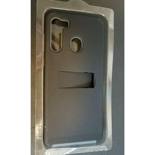 Samsung Galaxy A21 KICK - dual layer protective kickstand case - GRAY from T-Mob