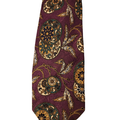 Robert Talbott Parisian Men Silk Necktie Made in USA Classic Business Formal Tie