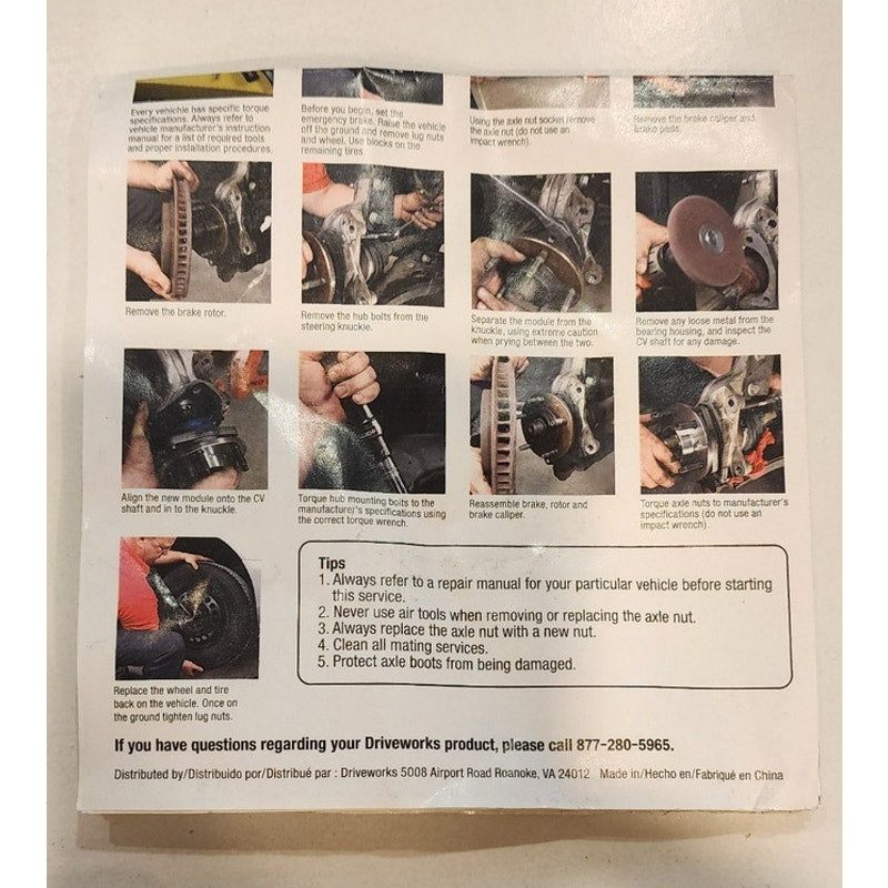 Front Hub Assembly with Wheel Bearing - NT513194 - Driveworks - Volvo