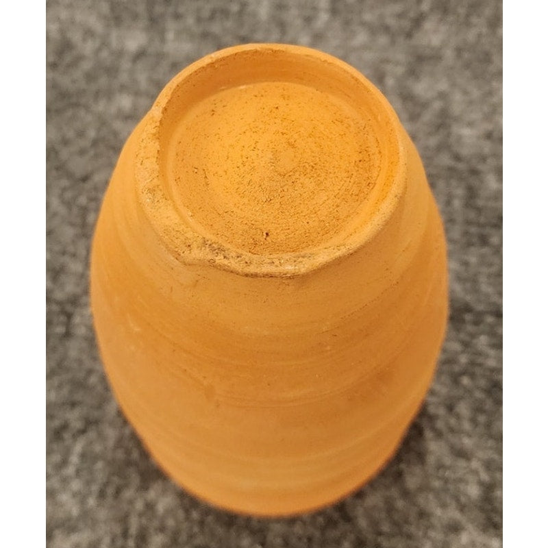 Vintage Hand Thrown Terracotta Clay Pottery Bud Vase 5" Rustic Artisanal